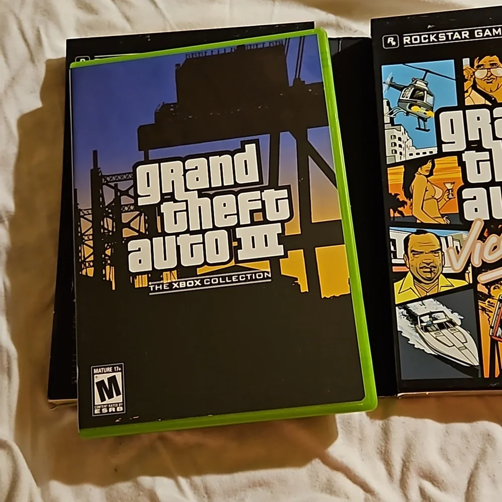 1/2 PRICE🔻Xbox Microsoft Grand Theft Auto III & Vice City